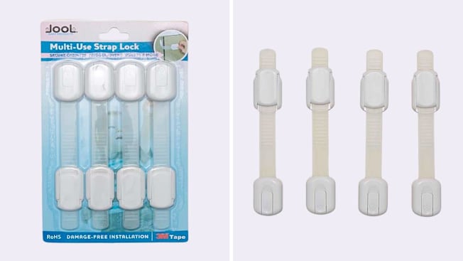 Multi-Use Baby Safety Locks For Cupboards, Cabinets, And Drawers, Plastic Child Proof Latches, Choose Quantity