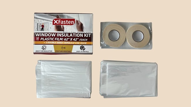 Rysons Heavy Duty Window Insulation Kit - Shrink Film Draft Stopper DIY Double Glazing