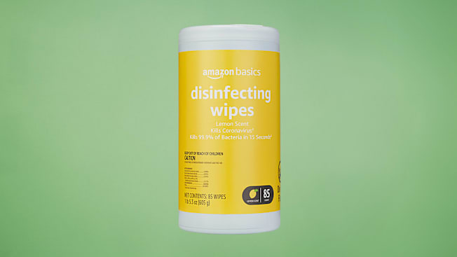 Amazon Basics Disinfecting Wipes cover