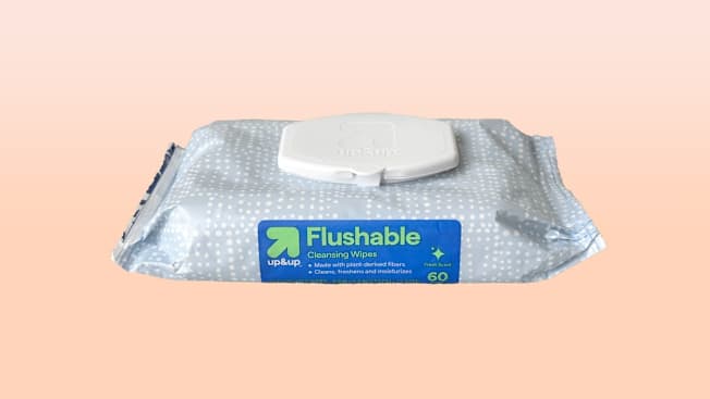 Up&Up Flushable Cleansing Wipes cover