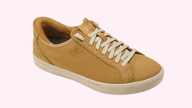 Zeba Men's Hands Free Slip-On Walking Shoes (Stone Gray, 14