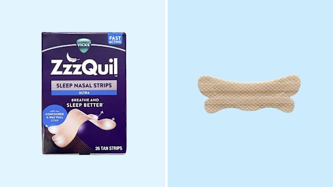 ZzzQuil nasal strips