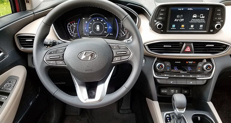 Hyundai Santa Fe 2019 Interior Hyundai Santa Fe