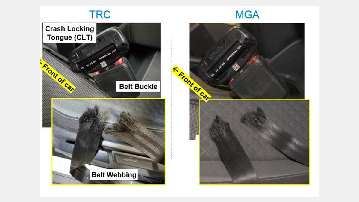 Volkswagen Tiguan Seat Belt Failure NHTSA Consumer Reports