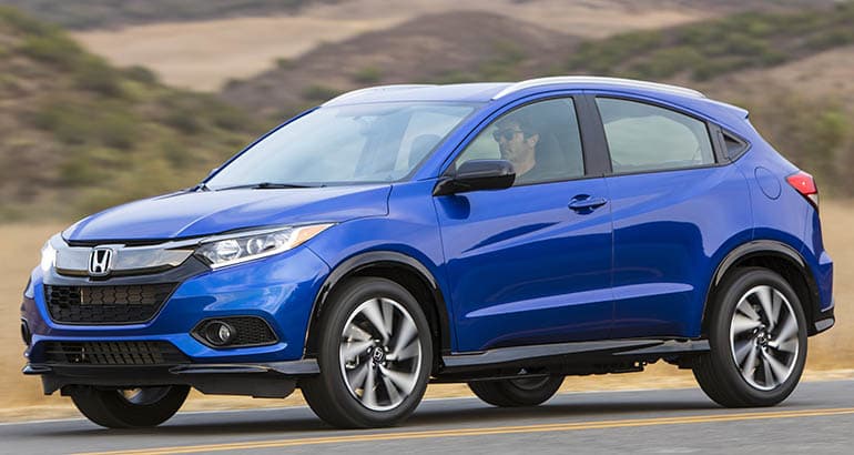 Most Fuel-Efficient SUVs include Honda HR-V