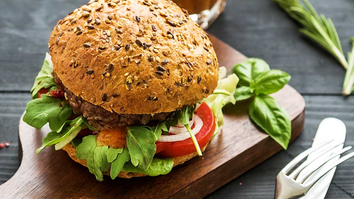 Image result for healthy burger