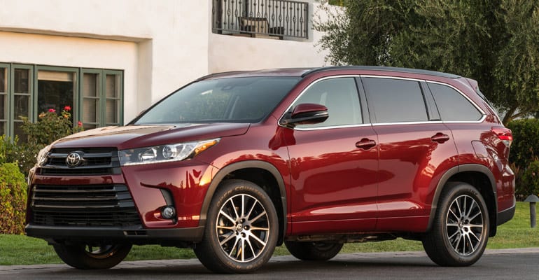 Most reliable cars: Toyota Highlander