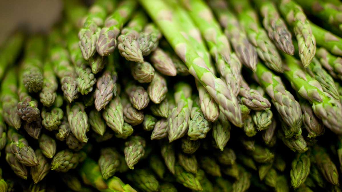 Asparagus is one food that will help you eat healthier