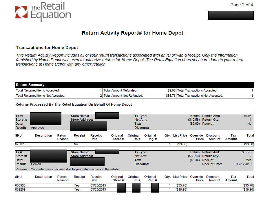 Home Depot Declined My Return, But I've Only Returned One Thing There