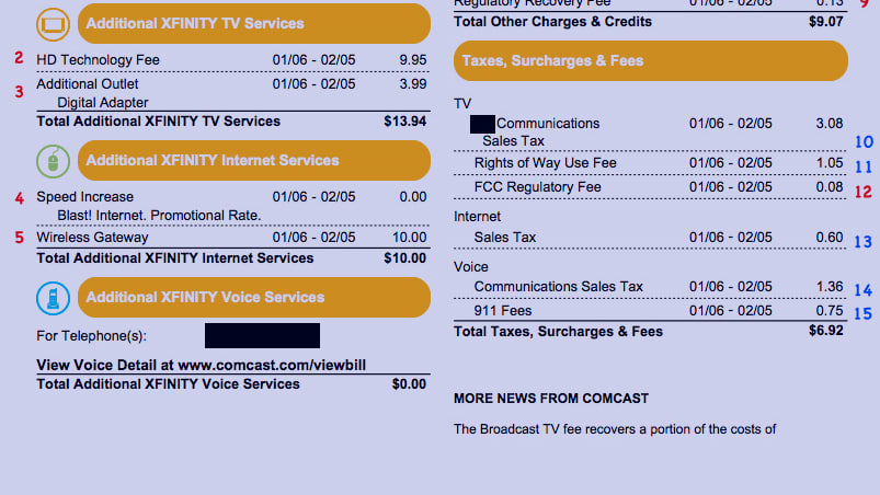 The Consumerist Guide To Understanding Your Comcast Bill