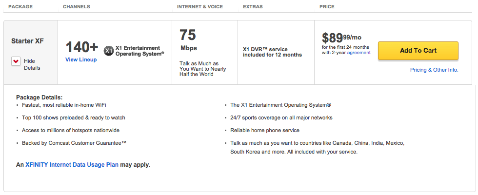 xfinity pay bill