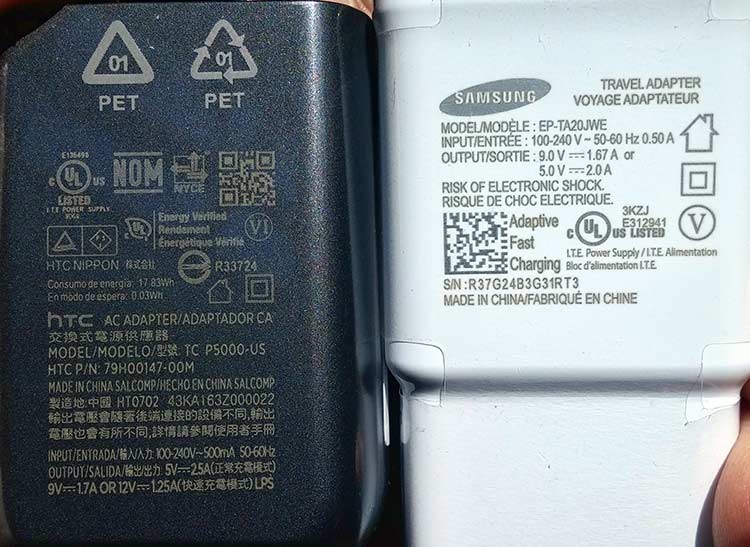 What Are Those Symbols on My Smartphone Charger? - Consumer Reports