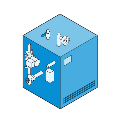 Illustration d'une chaudière électrique.