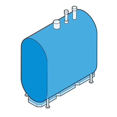 Illustration d'une chaudière au mazout.