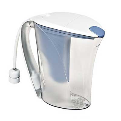 Photo of a carafe water filter.