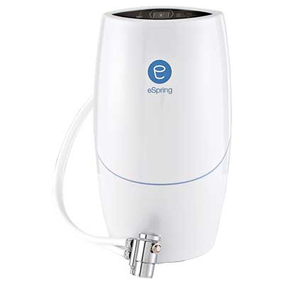 Photo of a countertop water filter.