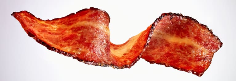 A slice of bacon to celebrate National Bacon Day.
