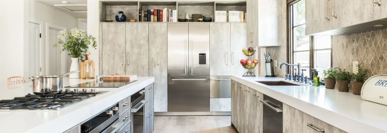 Built In Refrigerators That Save Space And Money Consumer Reports