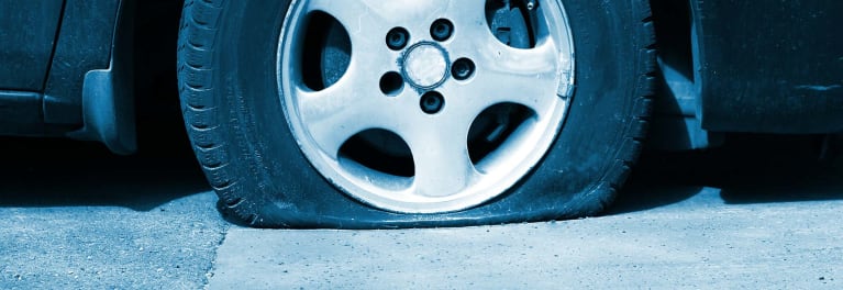 flat tire