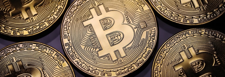 A photo of bitcoin