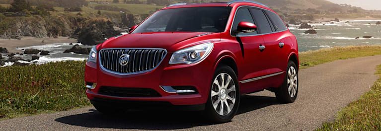 An image of the 2016 Buick Enclave, one of the three GM SUV models that were sold with exaggerated fuel economy claims, according to a new consumer lawsuit.