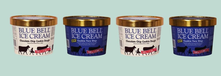 Blue Bell cookie dough ice cream